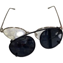 Yuvarlak Güneş Gözlüğü Klipsi Küçük Boy 4,9x4,4 cm