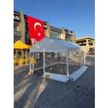 Çadır Dünyası 3x4 m Sök Tak İskelet - 40'lık Galvanizli Boru - Dayanıklı Yapı