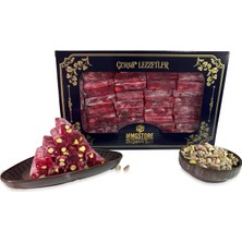 Mmg Store Narlı Fıstıklı Fitil Lokum 700 gr Antep Fıstıklı Gurme Fitil Lokum