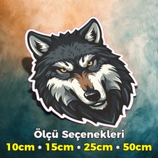 Sb Store Kurt Temalı Oto Araç Motosiklet Kask Notebook Duvar Sticker Etiket Model 14