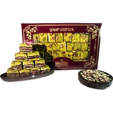 Mmg Store Toz ve Tane Fıstıklı Katmer 900 gr Lokum Antep Fıstıklı Lokum