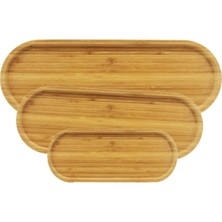 Epilons 3'lü Oval Sunum Tabağı Seti