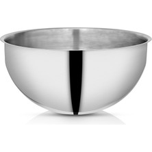 Net Çelik Mayonez Kasesi Karıştırma Çırpma Kabı 30 cm 7 Litre.