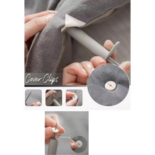 Gampus Yorgan Kılıfı Sabitleme Seti Nevresim Klips Takımı Yatak Örtüsü Pratik Çarşaf Sabitleme Aparatı