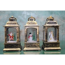 Epilons Yılbaşı Temalı Işıklı Müzikli Kar Küresi Model 1