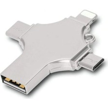 Epilons Otg 4in1 Cep Telefonu Çok Fonksiyonlu USB Flash Bellek 64 GB Type-C, Micro Sd ve Kart Okuyucu