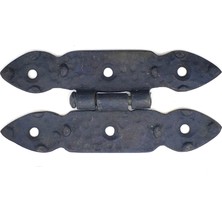 Epilons Antika Tarz Dekoratif Pirinç Düğmeli Menteşe - 117X57 Mm, Oksit