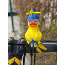 Taraftar Ördek Fenerbahçe - Motosiklet -Bisiklet-Araba- Aksesuar Gidona Takılan ve Yapışabilen Taraftar1, One Size