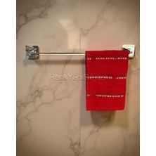 Renk Yapı Rüyası Yapışkanlı Siyah Şık Uzun Havluluk Mutfak Banyo Için Uzun Havluluk 39 cm