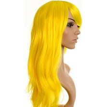 Epilons Sarı Renk Uzun Parti Peruğu