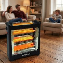 Epilons Şömine Tipi Isıtıcı Soba 2400W