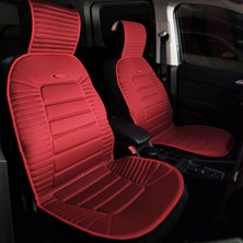 Startcar Ford Tourneo Courier Oto Koltuk Minderi Ön 2'li Set Kırmızı Bumerang Serisi Scr