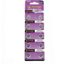 Epilons Tıanqıu Ag6 LR920/371 Alkalin 10'lu Düğme Pil