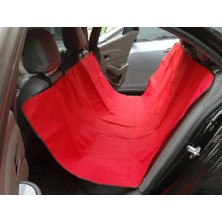 SiHako Evcil Hayvan Araç Arka Koltuk Kılıfı - Kırmızı