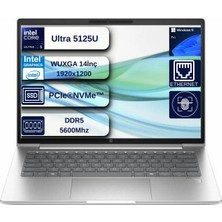 Hp Probook 440 G11 Intel Core Ultra 5 125U Ddr5 16GB 512GB SSD Intel® Aı Boost 14" Wuxga IPS Windows 11 Pro Taşınabilir Bilgisayar+ Mouse Hediyeli A23MQEAEX01