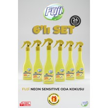 Fuji 6'lı Neon Air Oda Kalıcı Kokusu Sensitive Beyaz Zambak Oda Spreyi 400 ml Oda Kokusu