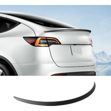 Ramm Tesla Model Y Arka Tampon Orijinal Tip Spoyleri (Spoiler) - Mat Siyah