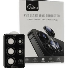  Samsung Galaxy S23 Ultra Pvd Metal Kamera Lens - Siyah