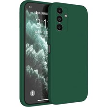  Samsung Galaxy S23 Fe Kılıf First Silikon - Koyu Yeşil