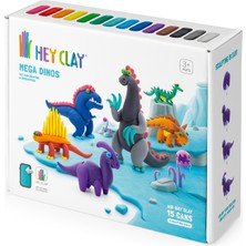 Hey Clay Hava ile Kuruyan Kil (15'li Kutu) - Mega Dinozorlar
