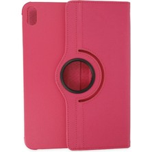  iPad 2022 10.9 (10.nesil) Kılıf 360 Tablet Deri Kılıf - Pembe