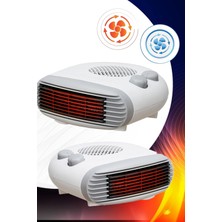 Gampus Hem Isıtan Hem Soğutan Araç Içi Yeni Nesil Mini Klima Elektrikli Isıtıcı Fan 2000W