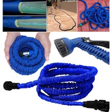 Magicool 30 Metre Uzayan Bahçe Sulama Araç Yıkama Hortumu 7 Kademeli Başlık