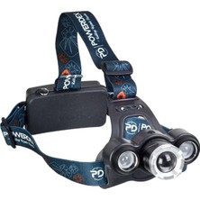 Magicool 10 W Şarjlı Metal Yağmur Suyu Geçirmez Kafa Lambası - Feneri