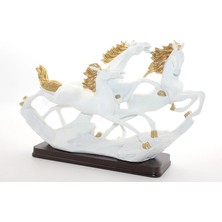 Magicool Polyester 3'lü Şahlanmış At Figürü ALK1627