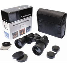 Magicool 10×50 - Geniş Ön Mercekli Profesyonel El Dürbünü - 1000M/56M - Siyah