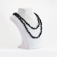 Bütüncül Şifa Lacivert Yıldız Doğal Taş Düğümlü Tımbıl Kolye