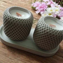 Celestia Dekoratif Vanilya Kokulu Mum Set