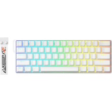 Dareu EK60 He White %60 Yulong Manyetik Switch 8k Hz Hall Effect Hotswap Rgb Ingilizce Mekanik Gaming Klavye