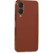  Vivo Y17S Kılıf Volet Silikon - Kırmızı