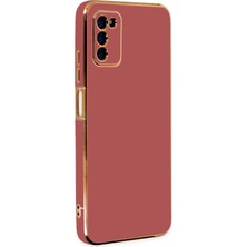  Samsung Galaxy A03S Kılıf Volet Silikon - Kırmızı