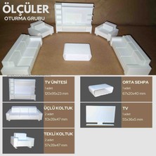 Home 1/20 Ölçek Mimari Iç Mimari Maket Diorama Salon/oturma Odası Mobilya Seti,tefriş