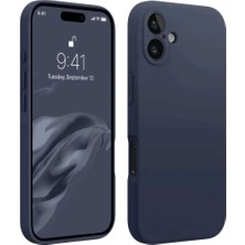   16 Plus Kılıf First Silikon - Lacivert