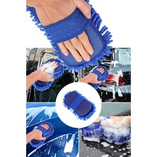 Gampus Mikrofiber Araba Yıkama Eldiveni Süngeri Temizleme Oto Bakım Yıkama Bezi Havlu 1 Adet