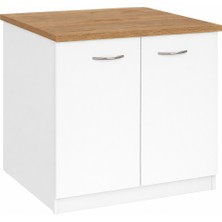 T Designo Fara Bulaşık Makinesi - Çamaşır Makinesi Alt Dolabı - 70 cm