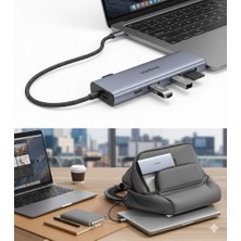 Cyz Bilişim Usb-C Çoklayıcı Hub – HDMI VGA USB 3.0 Sd Kart Okuyucu