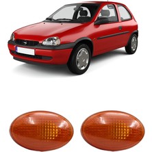 Cme Parts Opel Corsa B Kasa 1993 -2000 Uyumlu Sağ + Sol Takım Sarı Çamurluk Sinyali 2 Adet 1713411