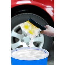 Gampus Sarı Jant Temizleme Fırçası Dip Köşe Sert Kıl Jant Temizleme Parlatma Fırçası