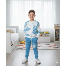 Ruhaay Erkek Çocuk Baskılı Uzun Kollu Alt Üst Takım