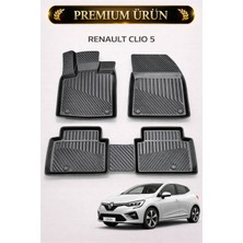 Black Gold Renault Clio 5 Uyumlu 3D Oto Paspas Premium