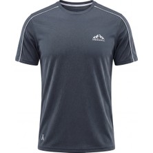Orendahıll ORENDAHILL Erkek Spor Tişört Hızlı Kuruyan Esnek Regular Fit Trim Detaylı Activewear