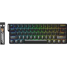Dareu EK60 He Black %60 Yulong Manyetik Switch 8k Hz Hall Effect Hotswap Rgb Ingilizce Mekanik Gaming Klavye