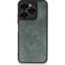  General Mobile Era 50 Kılıf Aras Deri Kapak - Koyu Yeşil