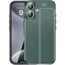   16 Plus Kılıf Auto Focus Kapak - Koyu Yeşil