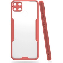  Realme C15 Kılıf Platin Silikon - Pembe