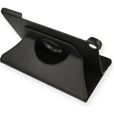  Lenovo Tab M10 TB328FU Kılıf 360 Tablet Deri Kılıf - Siyah